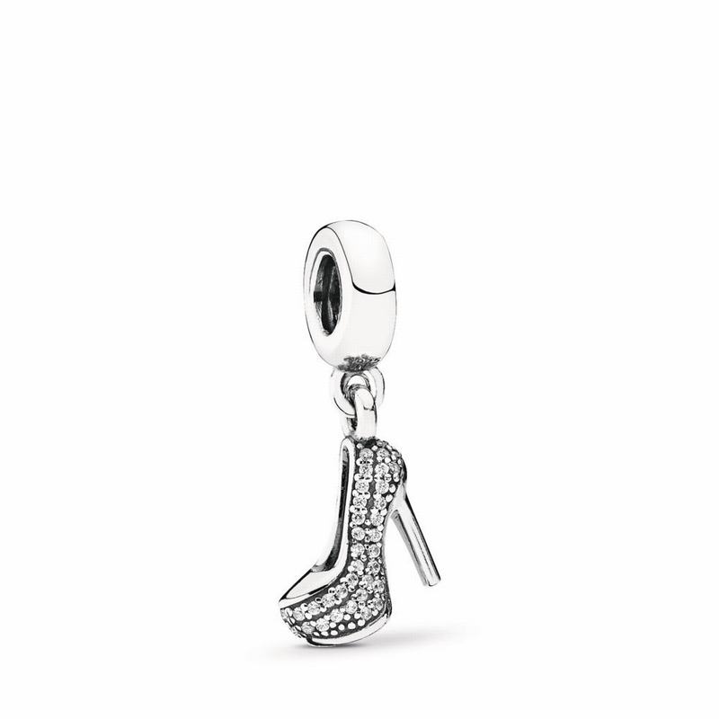 Pandora Australia Sparkling Stiletto Dangle Charm - Sterling Silver | ELGUFI430